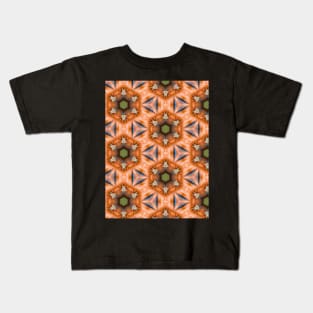 Hidden eyes with flower pattern Kids T-Shirt